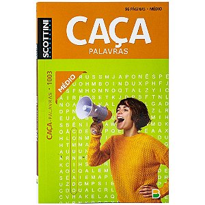 Livro Scottini Caça-palavras (96p) N.1003 (Médio)