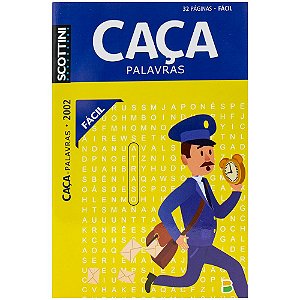 Livro Scottini Caça-palavras (32p) N.2002 (Fácil)