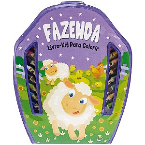 Livro Livro-Kit Para Colorir: Fazenda