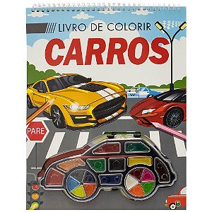 Livro Incríveis Veículos - Livro De Colorir: Carros