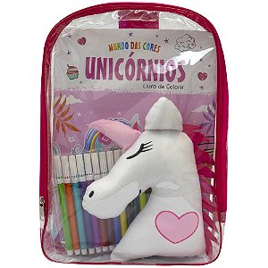 Livro Mundo das Cores - Livro de Colorir: Unicórnio