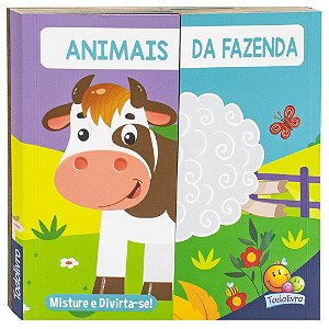Livro Misture e Divirta-se! Animais da Fazenda