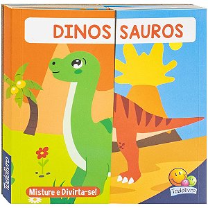 Livro Misture e Divirta-se! Dinossauros