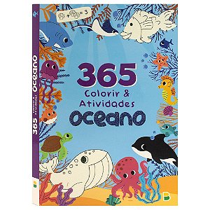 Livro 365 Oceano - Colorir & Atividades
