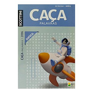 Livro Scottini Caça-Palavras (32p) N.2096 (Difícil)
