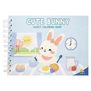 Livro Sweet Coloring Book: Cute Bunny