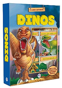 Livro Dinos: 6 livros cartonados