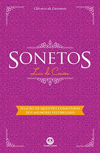 Livro Sonetos: Com questões comentadas de vestibular