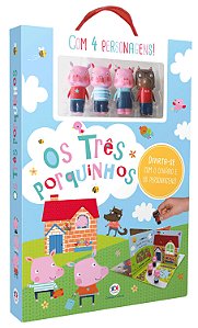 Livro Os Três Porquinhos: Divirta-se com o cenário e os p...