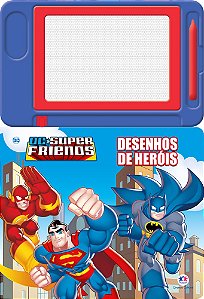 Livro Dc - Super friends - Desenhos de heróis