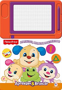 Livro Fisher Price - Aprender, brincar e desenhar