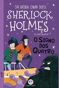 Livro Sherlock Holmes ilustrado - O signo dos quatro