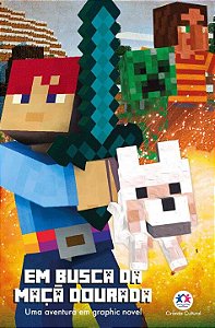 Livro Minecraft - Em busca da maça dourada - Livro 1