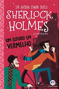 Livro Sherlock Holmes ilustrado - Um estudo em vermelho