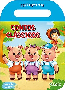 Livro Contos Clássicos - Para Colorir Com Alça