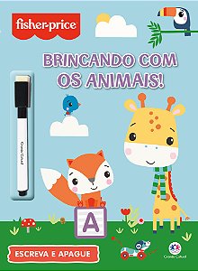 Livro Fisher-price - Brincando com os animais
