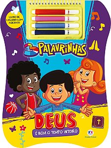 Livro 3 Palavrinhas - Deus é bom o tempo inteiro