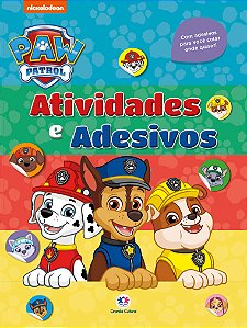 Livro Patrulha Canina - Adesivos e atividades