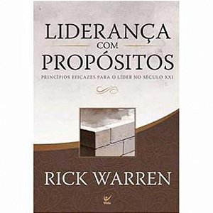 Livro Liderança com propósitos