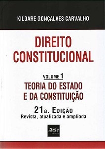 Livro Direito Constitucional - Teoria Do Estado E Da Cons...
