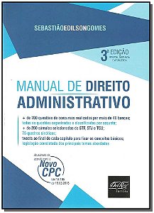 Livro Manual De Direito Administrativo - 3º Edição