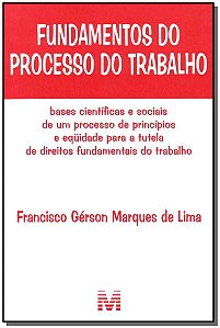 Livro Fundamentos do processo do trabalho - 1 ed./2010