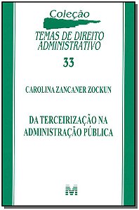 Livro Da terceirização na administração publica - 1 ed./2...