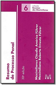 Livro Resumo (06) processo penal - 30 ed./2017 (Volume 6)