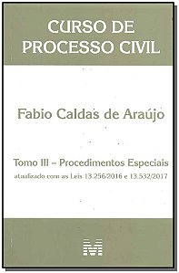 Livro Curso de processo civil - Tomo III - 1 ed./2018