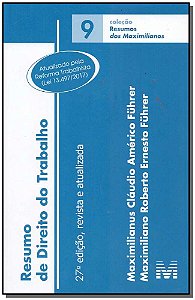 Livro Resumo (09) direito do trabalho - 27 ed./2018 (Volu...