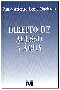 Livro Direito de acesso à água - 1 ed./2018