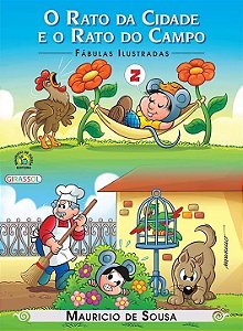 Livro Turma da Mônica - Fábulas Ilustradas - O Rato da Ci...