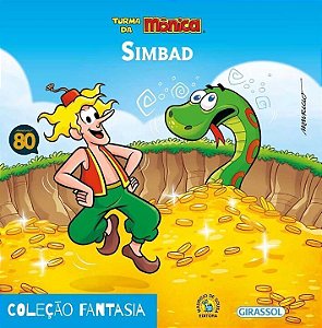 Livro Turma da Mônica - Fantasia - Simbad