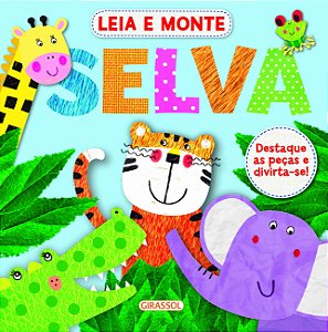Livro Leia e Monte: Selva (Volume 03)
