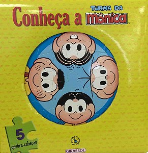 Livro Conheça a Turma da Mônica - Livro e Quebra-Cabeça