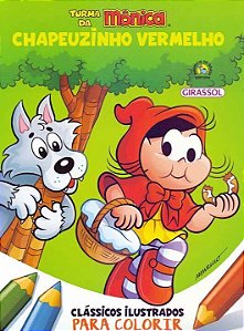 Livro Turma da Mônica Clássicos Ilustrados para Colorir C...