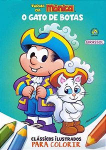 Livro Turma da Mônica Clássicos Ilustrados para Colorir O...