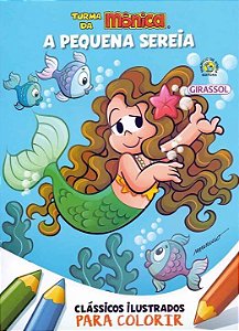 Livro Turma da Mônica Clássicos Ilustrados para Colorir A...
