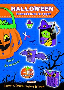 Livro Halloween Azul - Brincadeiras de Papel (Volume 01)