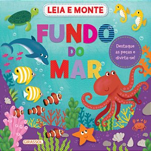 Livro Leia e Monte: Fundo do Mar (Volume 1)