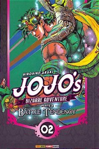 Livro Jojo's Bizarre Adventure - Parte 2: Battle Tendency...