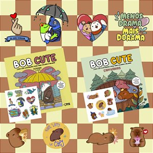 Livro Kit Bob Cute - Dorama + Capivárias - Ilustrações Originai...
