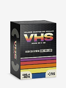 Livro Jogo De Cartas Vhs - Velhos Hábitos Do Século - 80 & 90