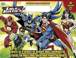 Livro Liga da Justiça: minha primeira prancheta de artes