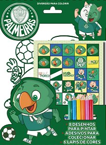 Livro Palmeiras: diversão para colorir