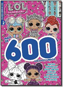 Livro Lol Surprise! - Mais De 600 Adesivos