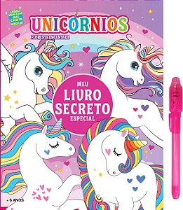 Livro Unicórnios: meu livro secreto especial