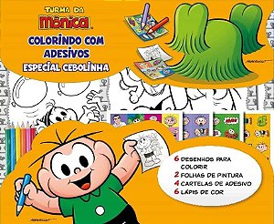 Livro Turma da Mônica - Colorindo com adesivos especial: ...