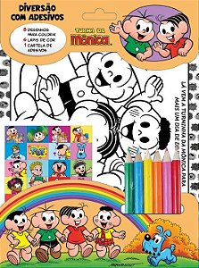 Livro Turma da Mônica - Diversão com adesivos