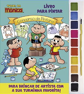 Livro Turma da Mônica - Livro para Pintar com Aquarela